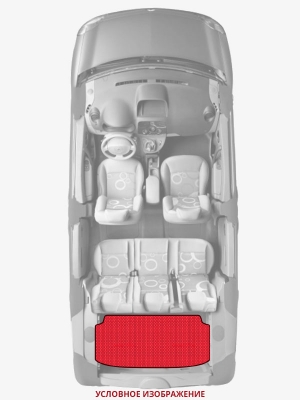 ЭВА коврики «Queen Lux» багажник для Nissan Largo
